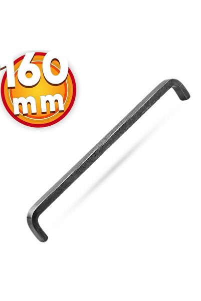 NZB Çekmece Dolap Kapak Kulpu Kulbu 160 Mm Antik Gümüş Metal Kulp