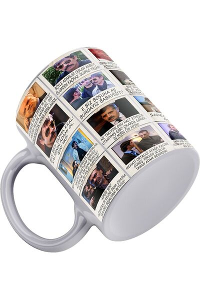 remonz Wolves Valley Series Machete Scene and Replicas Printed, Porcelain Mug and Mdf Coasters