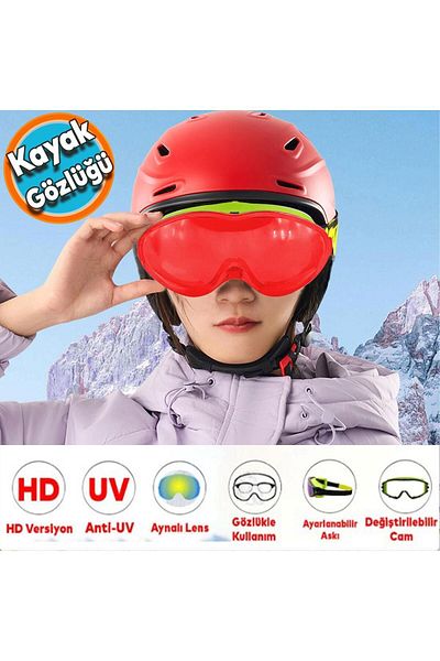 NZB Can Change Ski Goggles Glassed Antifog Sun Snow Protective Glasses Red Snowboard Glasses Eyewear