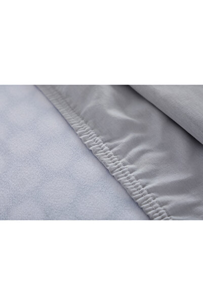 Doqu Home Colorful Fitted Sheet Double King Size - Gray
