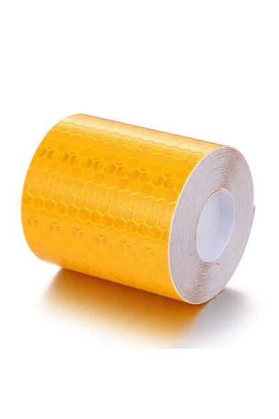 NZB 5 Meters Tuvturk Approved Reflective Reflective Highlighter Strip Tape Reflective Warning Tape Yellow