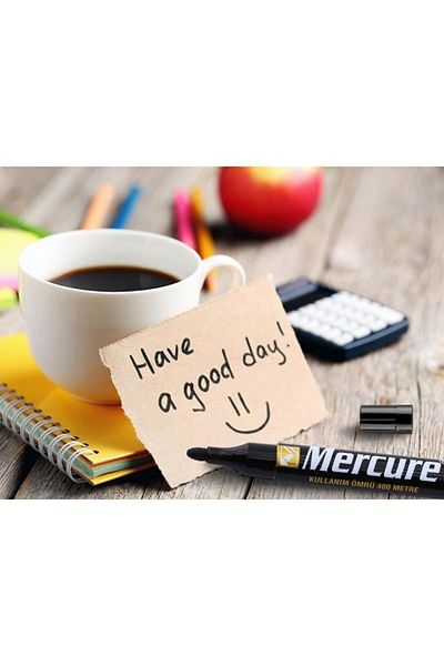 NZB Permanent Marker Black Marker Pen Metal Plastic Glass Wood Surface Water Resistant Acrylic Tip