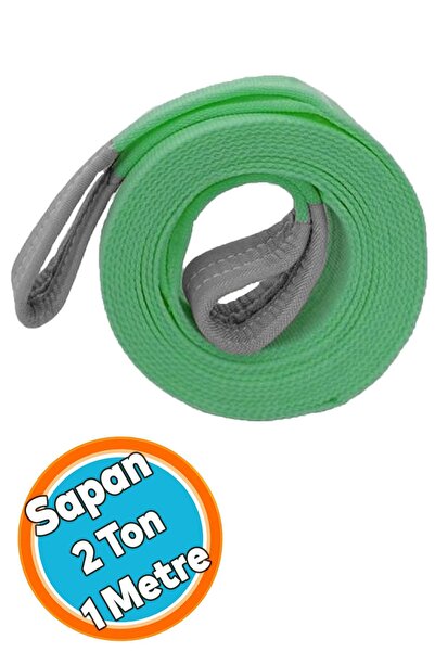 NZB Sapan Polyester Spanzet 2 Ton 1 Metre Yeşil Sağlam Yük Kaldırma Taşıma İn...