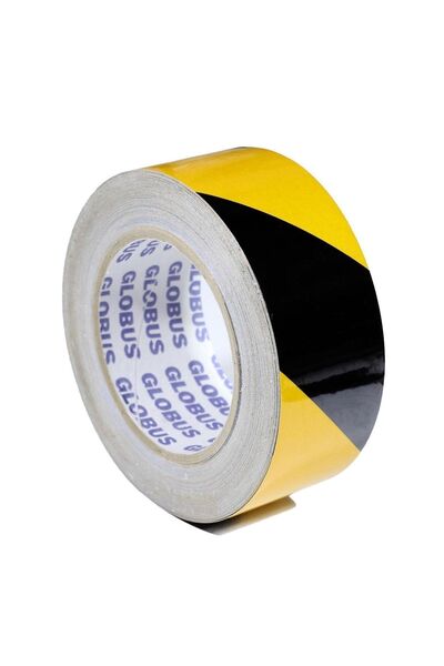 NZB 3 Metre Reflektörlü Reflektif Fosforlu Şerit Bant Çift Renk Ikaz Bandı (s...