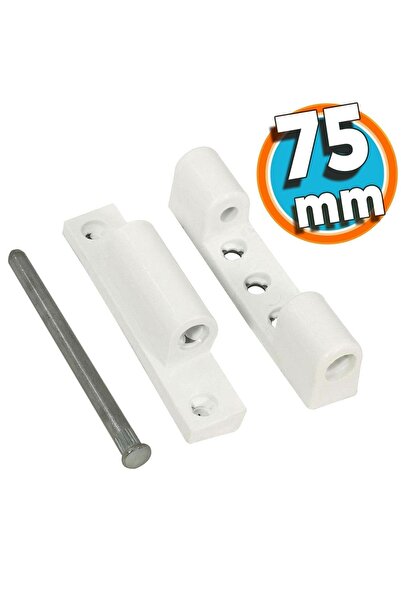 NZB Pvc Plastik Pimapen Pencere Menteşesi 75 Mm Beyaz Menteşe
