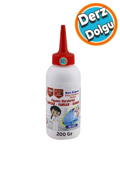 Joint Filler Tiles Ceramic Marble Floor Repair Joint Renewal Filler for Wall White 200 Gr