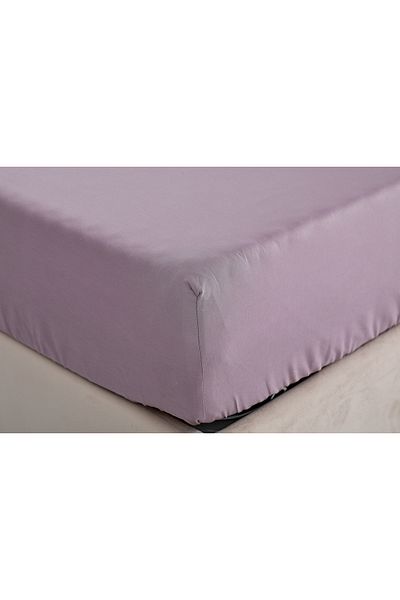 Doqu Home ملاءة سرير ليلكية مزدوجة بحجم كينج - ملونة