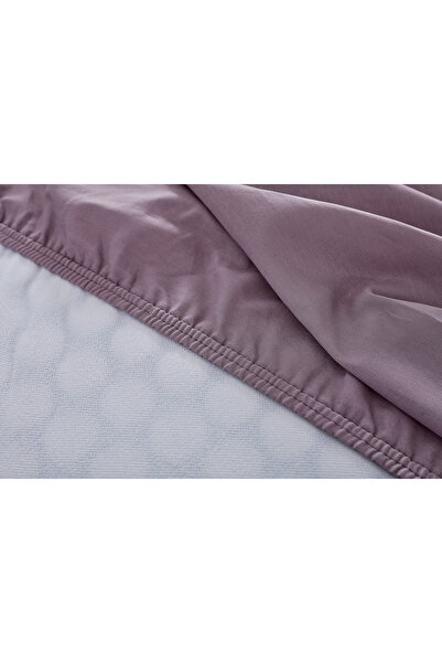 Doqu Home Lilac Double King Size Bed Sheet - Colorful Fitted
