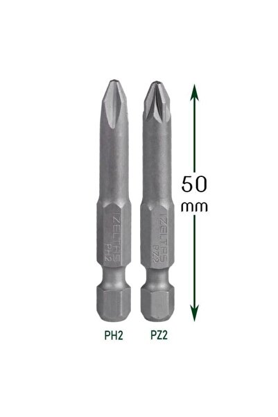 İzeltaş Matkap Ucu 2'li Yıldız Bits Uç Ph2 Pz2 Seti 50 Mm 829Kseri