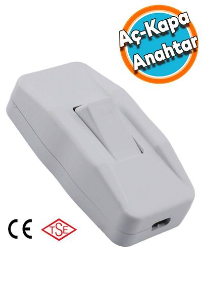 NZB Electric Button Switch Socket On/Off Single Arapuar White Plastic