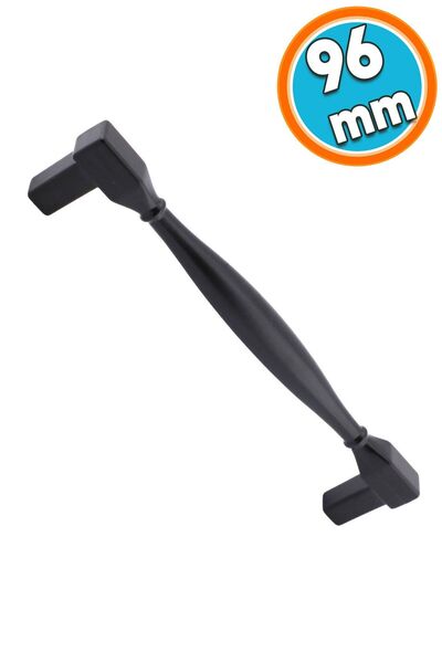 NZB Mobilya Kulp Mutfak Dolabı Çekmece Dolap Kulpları Kapak Kulpu Kulbu Siyah...
