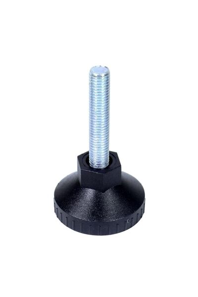 NZB Rotil Ayak M10 55 Mm Siyah Profil Ayağı 8 Cm