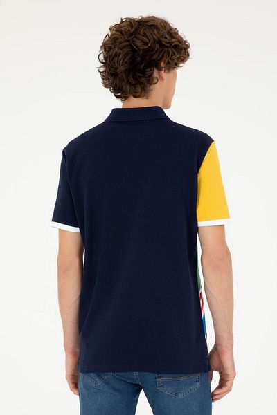 U.S. Polo Assn. ΒΑΣΗ. Ανδρικό μπλουζάκι Polo Navy Blue - DMLS