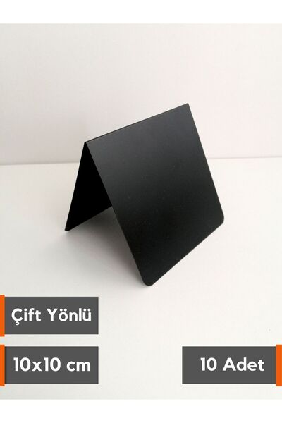 Şeffaf Etiket 10 τεμάχια αυτοκόλλητων ετικετών μαυροπίνακα που διαγράφονται, ...