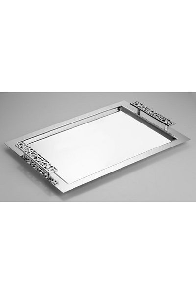 Tiamo Steel Seljuk Serving and Tea Tray