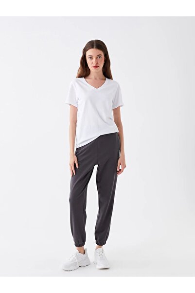 LC Waikiki Women's V-Neck Short Sleeve T-Shirt