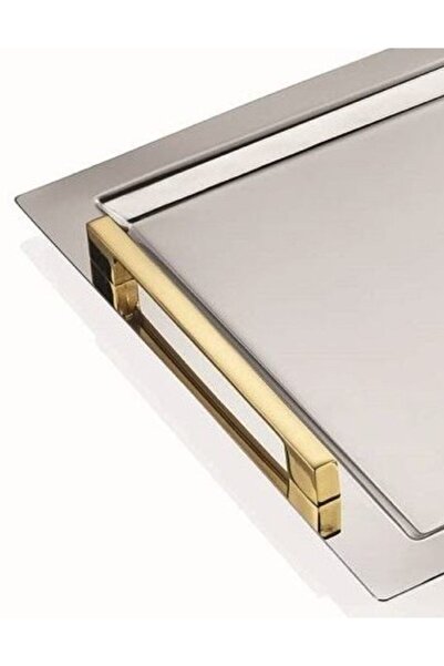 Tiamo Mira Çay Ve Servis Tepsisi (GOLD) Çelik 31/47 Cm