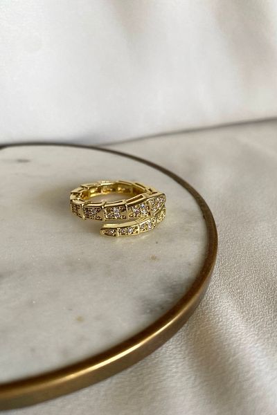 gaila design Adjustable Steel Snake Ring