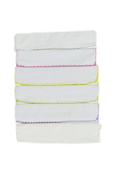 Ekebaby 10-Piece Combed Cotton Diapers 22x22 cm Baby Girl