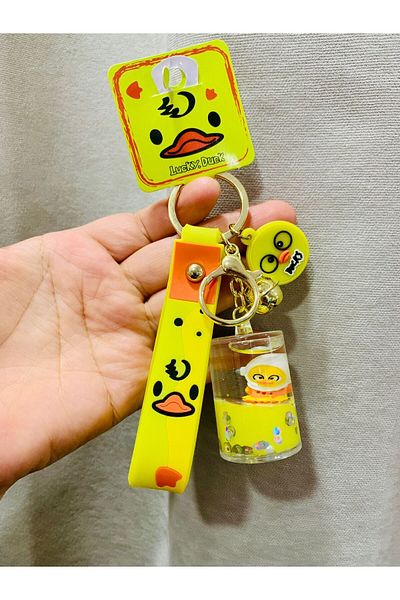 Meyra Accessories 1 luxury juicy lucky duck chick silicone pokemon bag ornament keychain with a variety of models