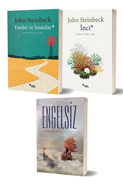 Sel Yayıncılık Fareler Ve Insanlar - Inci - Engelsiz 3 Kitap Set