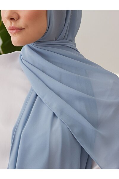 Femple Modest Σάλι σιφόν Deluxe Cloud Blue - Hijab 180x70cm