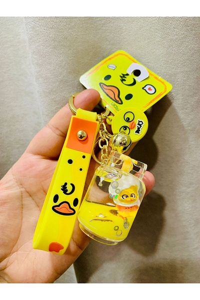Meyra Accessories 1 luxury juicy lucky duck chick silicone pokemon bag ornament keychain with a variety of models