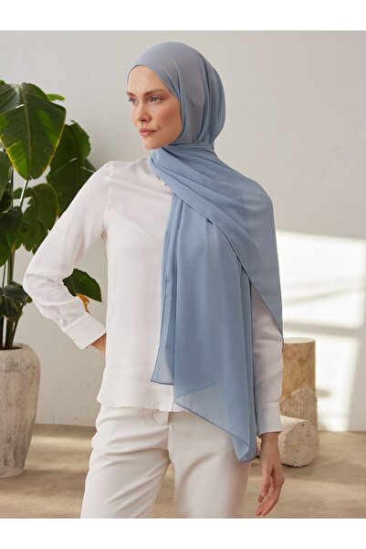 Femple Modest Σάλι σιφόν Deluxe Cloud Blue - Hijab 180x70cm