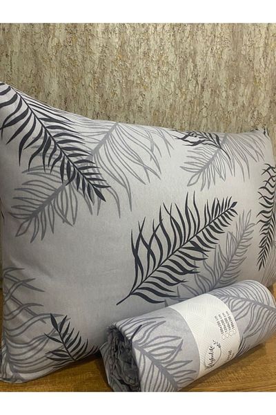 uykulife home collection Uykulife - Gray Single Elastic Sheet Set