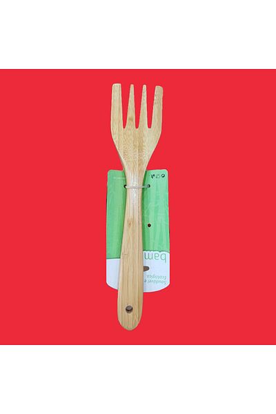 ASPARTAM Bamboo Wooden Fork - Serving Fork Bamboo