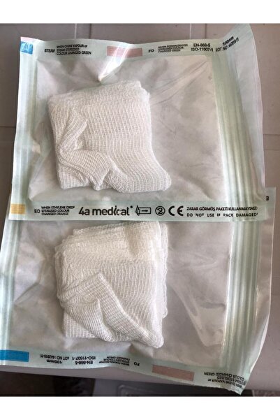 vizyon spanç Steril Spanç 5x5 8 Katlı 100 Adet Satış