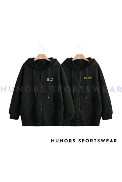 Hunors Sportswear & Company SALLY&MCQUEEN Набір з 2 чорних кардиганів унісекс з принтом