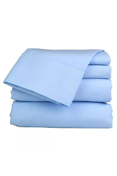 Skyline Cearşaf de pat dublu fără elastic - 220x260 + 2 feţe de pernă, simplu clasic