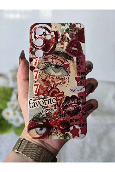 SUPER FRAME Samsung Galaxy A25 Uyumlu Baskılı Şeffaf Telefon Kılıfı