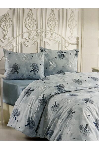 SelfyHome Σετ Παπλωματοθήκης Διπλό Pera 100% Βαμβάκι Ranforce 60017-11