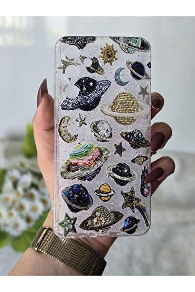 SUPER FRAME Samsung Galaxy A25 Uyumlu Baskılı Şeffaf Telefon Kılıfı