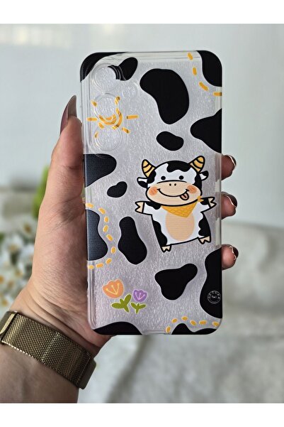 SUPER FRAME Samsung Galaxy A25 Uyumlu Baskılı Şeffaf Telefon Kılıfı