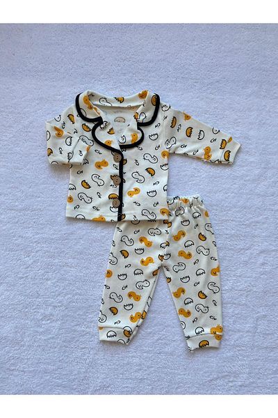 MBK GARDEN Unisex Baby Pajama Set - Civ Civ Printed, 3-12 Months