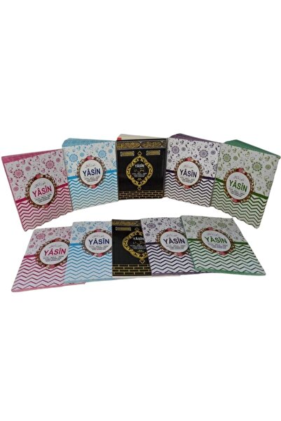 Haktan Yayın Dağıtım Çantaboy Yasin-i Şerif 10'lu Özel Set 80 Sayfa Karışık Renk