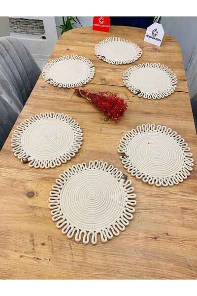 ModaCardin 6 komada jute slame Podmetač Supla