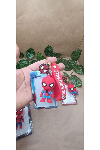 Meyra Accessories Spiderman Patterned Card Holder - Cute, Keychain, Gift Akbil Card Bag Accessory Colorful A Quality 1 Piece