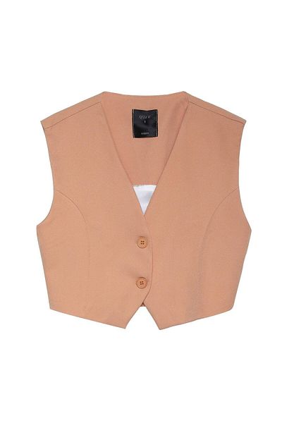 Quzu Γιλέκο Camel Blazer