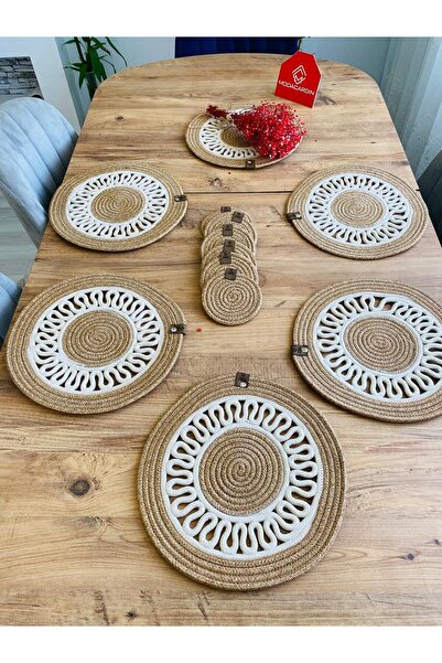 ModaCardin 12-предметний набір підставки під тарілки та підставки під склянки...