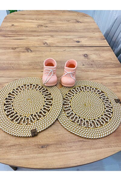 ModaCardin 2-dijelni set od jute i slame Podmetač Supla