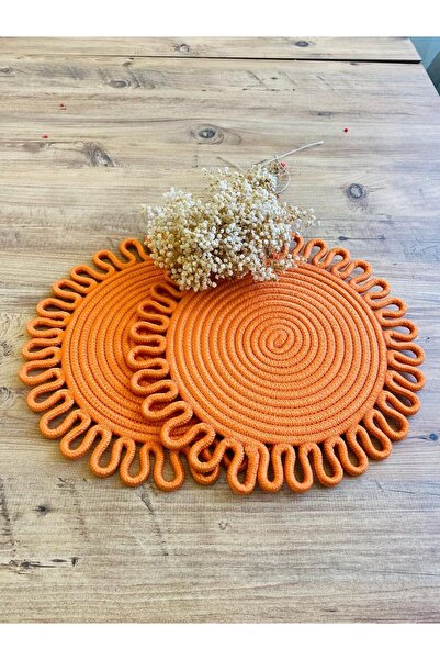 ModaCardin 2-dijelni set od jute i slame Podmetač Supla