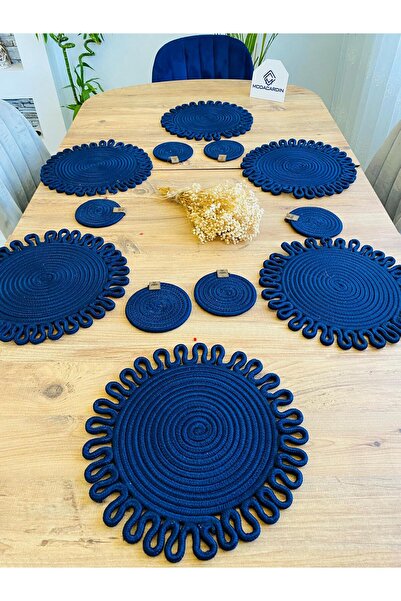 ModaCardin 12-dijelni set podmetača od jute slame Podmetač