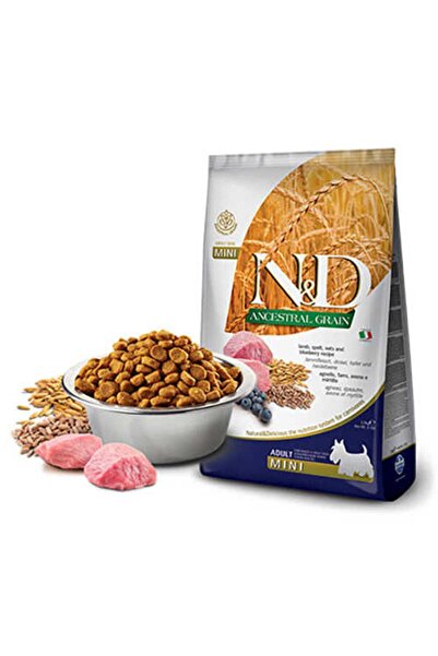 N&D Nd Düşük Tahıllı Kuzu Etli Küçük Irk Yetişkin Köpek Maması 2.5 Kg - Farma...