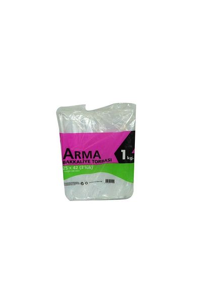 NAKSAN Nylon Bag Arma Transparent Groceries Nuts Sugar Bag 25x42 (3 Pieces) Takribi 140 Pieces 1000 Gr