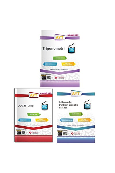 Sonuç Yayınları Ayt Matematik Fasikülleri Seti 3 Kitap