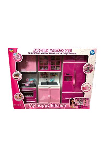 Kayyum Oyuncak My Lıttle Chefs Küçük Mutfak Şefi 3 Parça Sesli Işıklı Fırın Benim My Modern Kıtchen Mutfak Seti